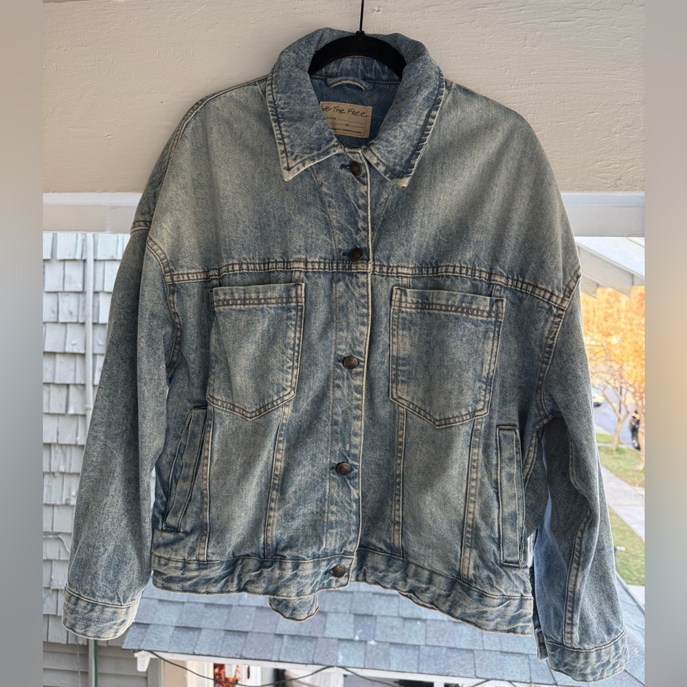 We The Free Opal Swing Denim Jacket - Picture 4 of 8